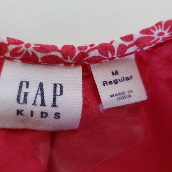 Gap girls floral ruffle top size M little girl. - Picture 4 of 5